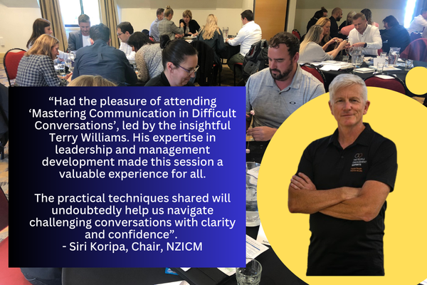 Client testimonial training NZICM